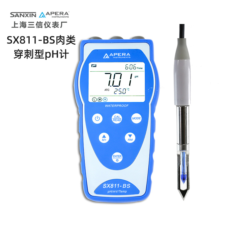 上海三信SX811-BS肉类穿刺型pH计