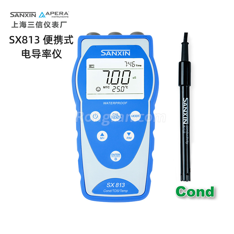 上海三信SX813电导率仪(电导率/TDS/盐度/电阻率）
