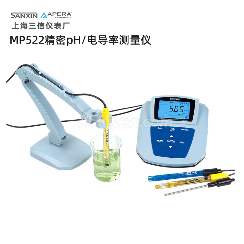 上海三信MP522精密pH计/电导率测量仪